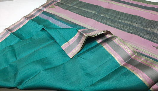 Dual tone blue green pink grey