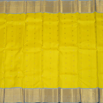 Lemon yellow / pastel grey buttas korvai