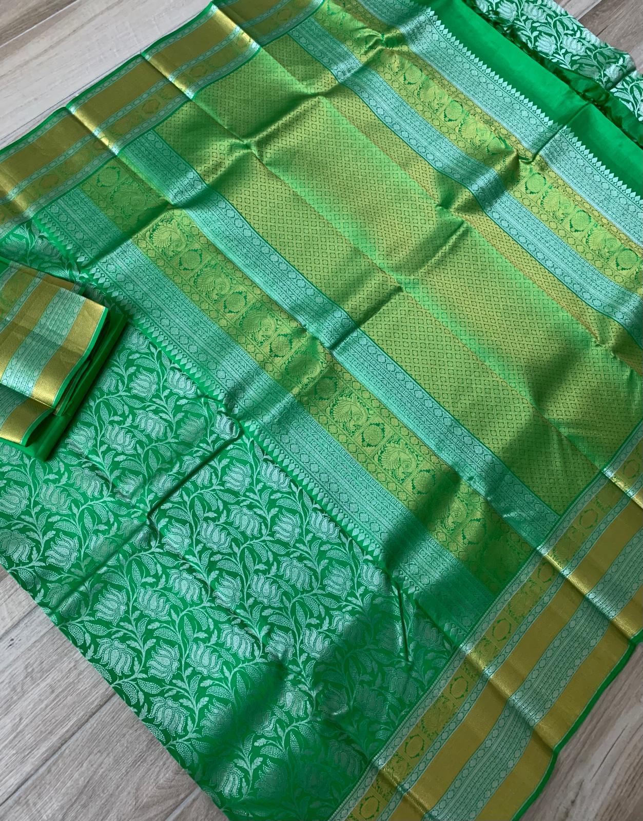 Kiwi Green self embossed