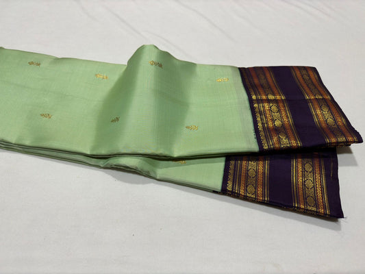 Pista Green with Jamun purple rettapate korvai