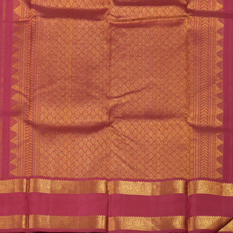 Black maroon rettapate korvai with buttas