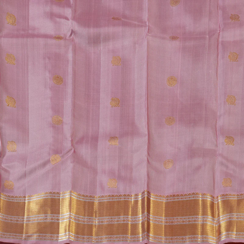 Magenta / Purple horizontal design wih buttas rose gold border