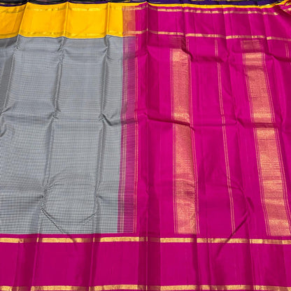 Black / white Ganga / Jamuna podikattam korvai