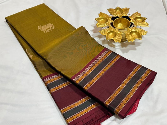 Bronze gold deep maroon cow/calf