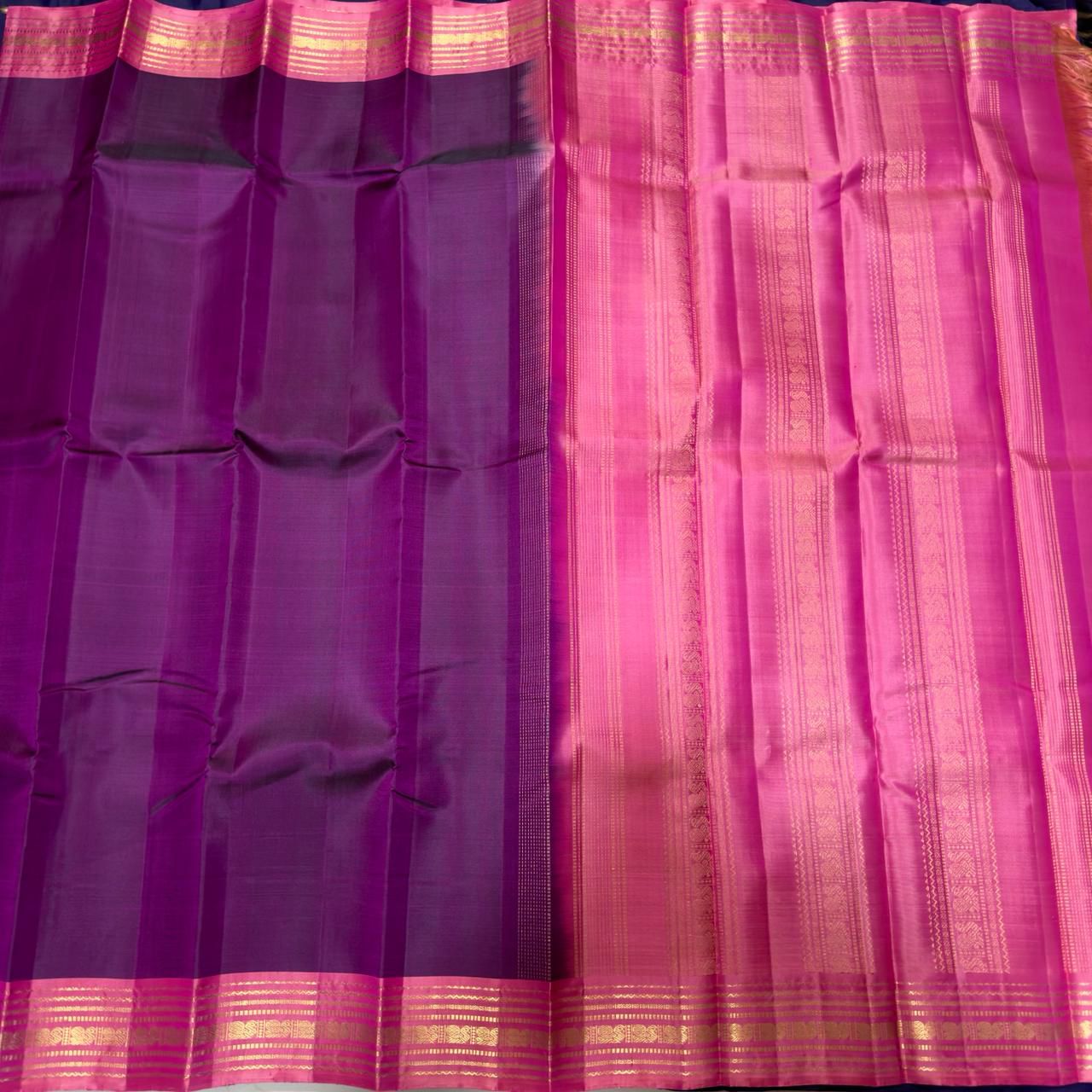 Magenta with baby pink