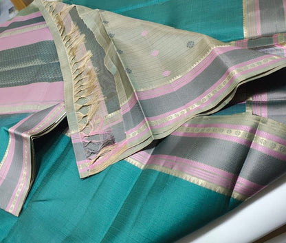 Dual tone blue green pink grey